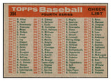 1959 Topps Baseball #304 Chicago Cubs Team EX-MT 524310