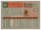 1959 Topps Baseball #306 Jim Gilliam Dodgers EX-MT 524311