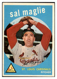 1959 Topps Baseball #309 Sal Maglie Cardinals EX-MT 524312