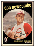 1959 Topps Baseball #312 Don Newcombe Reds EX-MT 524314