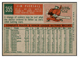 1959 Topps Baseball #355 Jimmy Piersall Indians EX-MT 524319