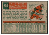 1959 Topps Baseball #359 Bill White Giants EX-MT 524320