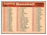 1959 Topps Baseball #397 Washington Senators Team EX-MT 524324