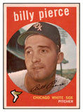 1959 Topps Baseball #410 Billy Pierce White Sox EX 524325