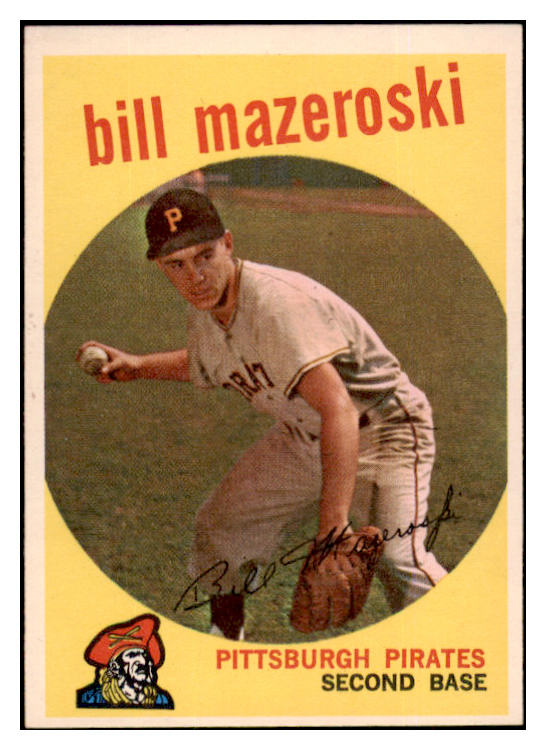 1959 Topps Baseball #415 Bill Mazeroski Pirates EX-MT 524326