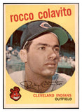 1959 Topps Baseball #420 Rocky Colavito Indians EX-MT 524328