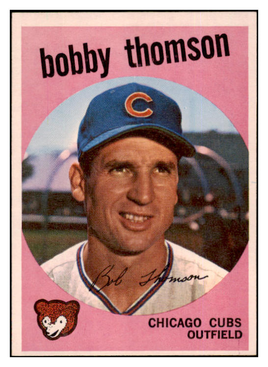 1959 Topps Baseball #429 Bobby Thomson Cubs EX-MT 524330