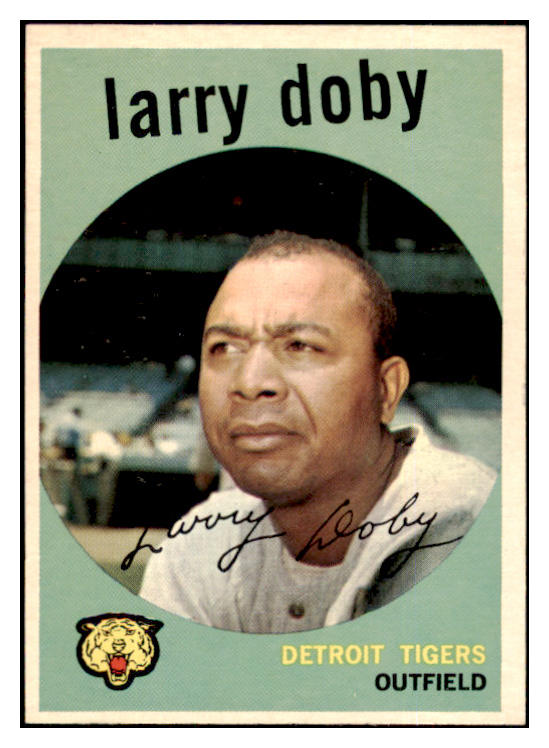 1959 Topps Baseball #455 Larry Doby Tigers EX-MT 524333