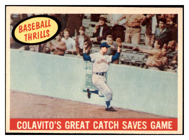 1959 Topps Baseball #462 Rocky Colavito IA Indians EX-MT 524336