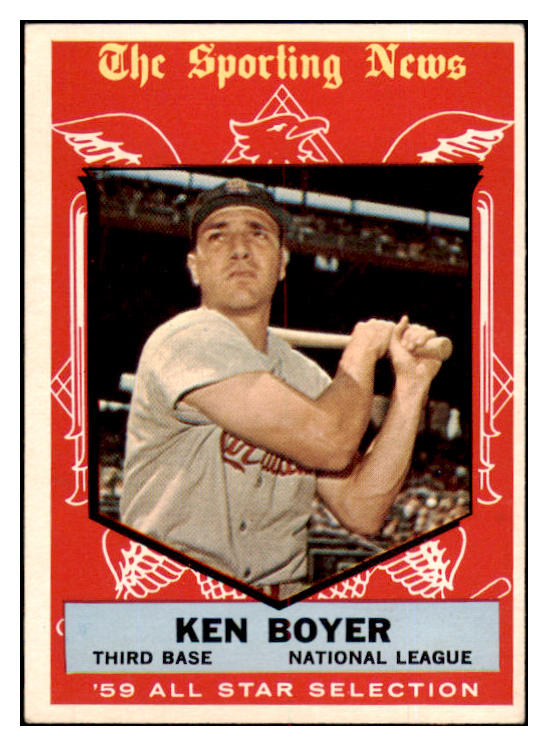 1959 Topps Baseball #557 Ken Boyer A.S. Cardinals EX 524346