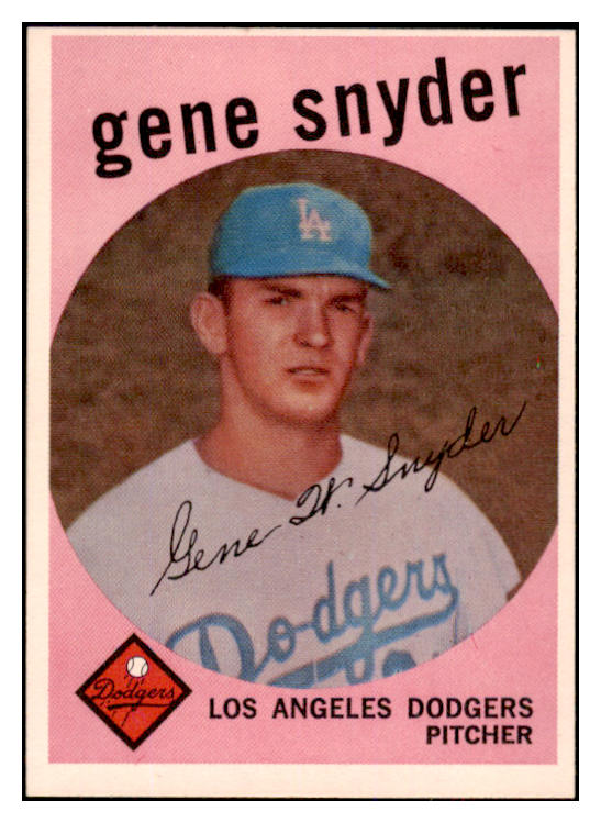 1959 Topps Baseball #522 Gene Snyder Dodgers EX-MT 524357