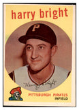 1959 Topps Baseball #523 Harry Bright Pirates EX-MT 524358