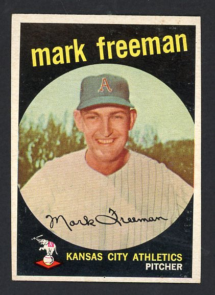 1959 Topps Baseball #532 Mark Freeman A's EX-MT 524360