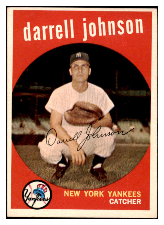 1959 Topps Baseball #533 Darrell Johnson Yankees EX-MT 524361