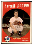 1959 Topps Baseball #533 Darrell Johnson Yankees EX-MT 524361