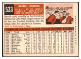 1959 Topps Baseball #533 Darrell Johnson Yankees EX-MT 524361