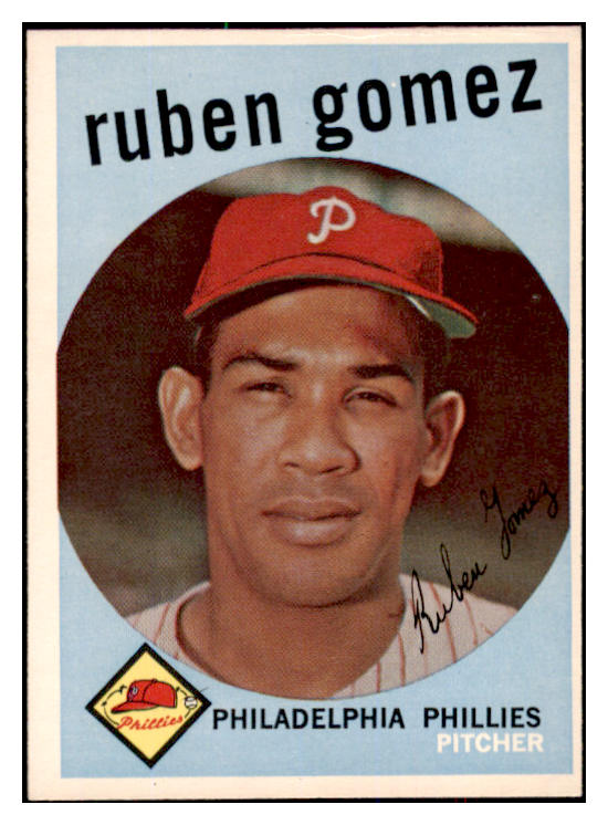 1959 Topps Baseball #535 Ruben Gomez Phillies EX-MT 524363