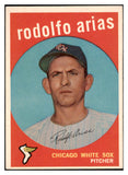 1959 Topps Baseball #537 Rodolfo Arias White Sox EX-MT 524365