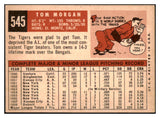 1959 Topps Baseball #545 Tom Morgan Tigers EX-MT 524369