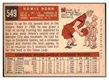 1959 Topps Baseball #549 Howie Nunn Cardinals EX-MT 524370