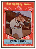 1959 Topps Baseball #551 Fred Haney A.S. Braves EX-MT 524371