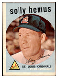 1959 Topps Baseball #527 Solly Hemus Cardinals EX 524378