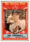 1959 Topps Baseball #567 Del Crandall A.S. Braves EX 524384