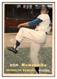 1957 Topps Baseball #130 Don Newcombe Dodgers EX-MT 524390