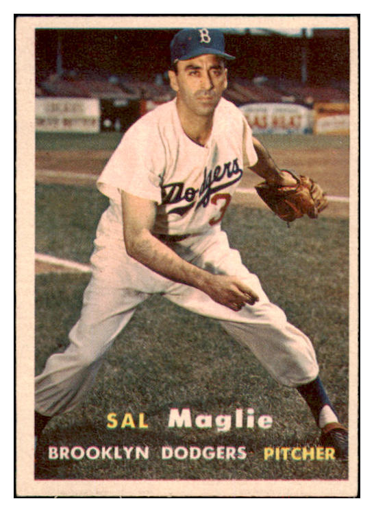 1957 Topps Baseball #005 Sal Maglie Dodgers EX-MT 524394