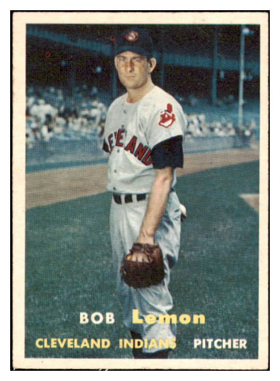 1957 Topps Baseball #120 Bob Lemon Indians EX-MT 524395