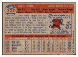 1957 Topps Baseball #220 Jackie Jensen Red Sox EX-MT 524397