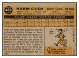 1960 Topps Baseball #488 Norm Cash Tigers EX 524402