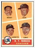 1960 Topps Baseball #465 Bill Dickey Yankees EX 524404