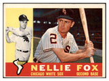 1960 Topps Baseball #100 Nellie Fox White Sox EX 524405