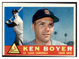 1960 Topps Baseball #485 Ken Boyer Cardinals EX 524410