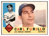 1960 Topps Baseball #408 Carl Furillo Dodgers EX 524411