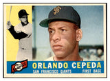 1960 Topps Baseball #450 Orlando Cepeda Giants EX-MT 524413