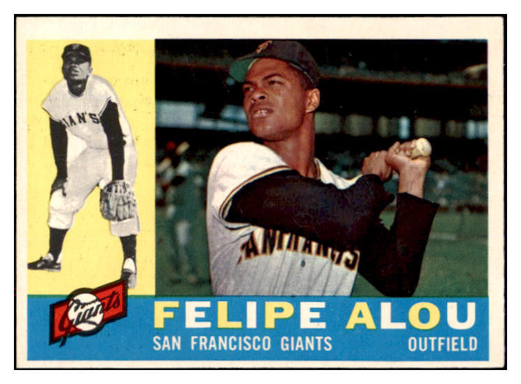 1960 Topps Baseball #287 Felipe Alou Giants EX-MT 524414