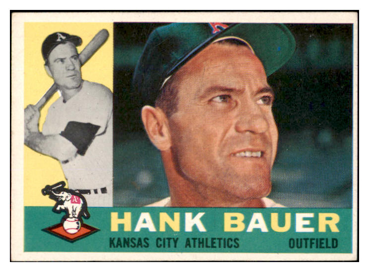 1960 Topps Baseball #262 Hank Bauer A's EX-MT 524415