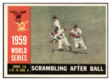 1960 Topps Baseball #390 World Series Game 6 Aparicio EX-MT 524419