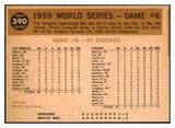 1960 Topps Baseball #390 World Series Game 6 Aparicio EX-MT 524419