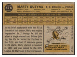 1960 Topps Baseball #516 Marty Kutyna A's EX-MT 524428