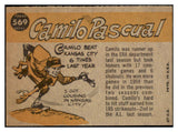 1960 Topps Baseball #569 Camilo Pascual A.S. Senators EX-MT 524431