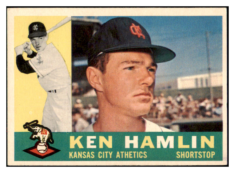 1960 Topps Baseball #542 Ken Hamlin A's EX-MT 524432