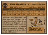 1960 Topps Baseball #542 Ken Hamlin A's EX-MT 524432