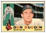 1960 Topps Baseball #520 Don Buddin Red Sox EX-MT 524434