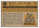 1960 Topps Baseball #521 Mike Lee Indians EX-MT 524438