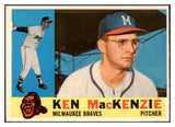 1960 Topps Baseball #534 Ken MacKenzie Braves EX-MT 524440