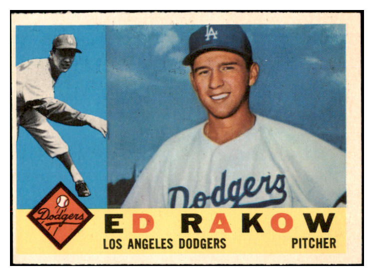 1960 Topps Baseball #551 Ed Rakow Dodgers EX 524446