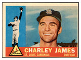 1960 Topps Baseball #517 Charley James Cardinals EX 524449